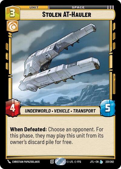 Stolen AT-Hauler (Jump to Lightspeed)(JTL-221/262)(L)