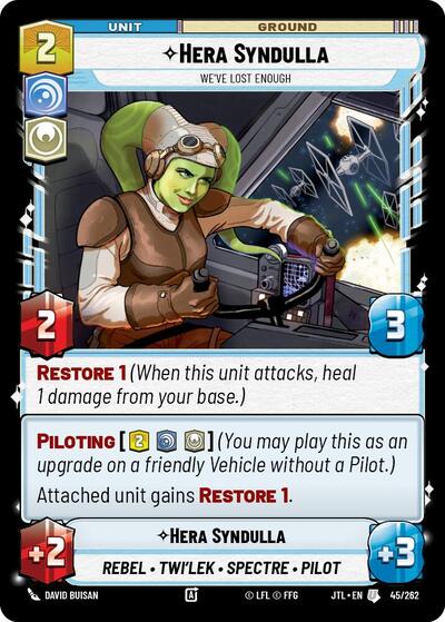 Hera Syndulla, We've Lost Enough (Jump to Lightspeed)(JTL-045/262)(U)