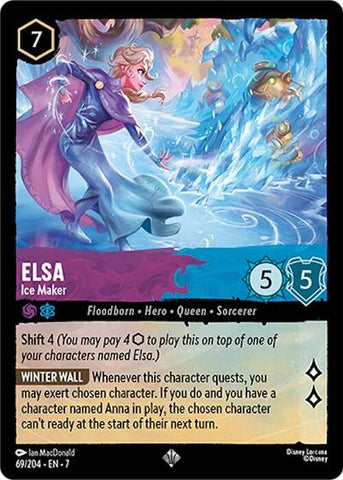 Elsa - Ice Maker - Cold Foil (Archazia's Island)(7-069/204)(SR)