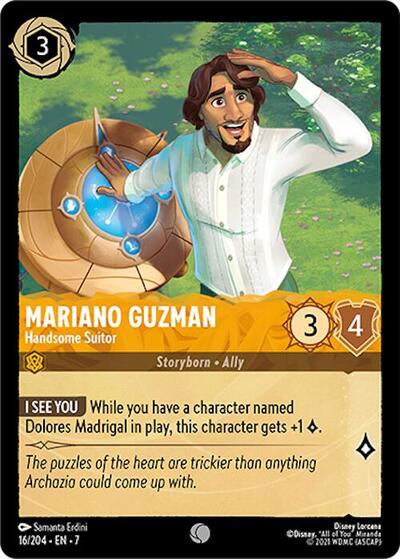 Mariano Guzman - Handsome Suitor - Cold Foil (Archazia's Island)(7-016/204)(C)