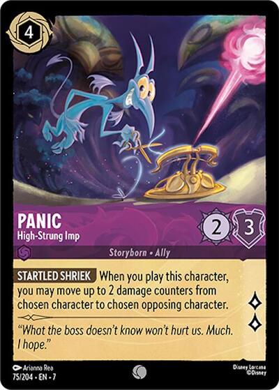 Panic - High-Strung Imp - Cold Foil (Archazia's Island)(7-075/204)(C)