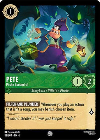 Pete - Pirate Scoundrel (Archazia's Island)(7-089/204)(C)