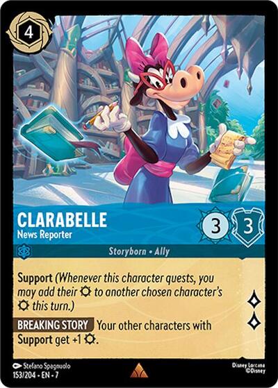 Clarabelle - News Reporter (Archazia's Island)(7-153/204)(R)