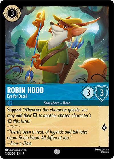Robin Hood - Eye for Detail (Archazia's Island)(7-170/204)(C)