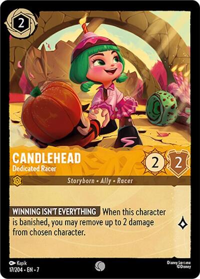 Candlehead - Dedicated Racer - Cold Foil (Archazia's Island)(7-017/204)(C)