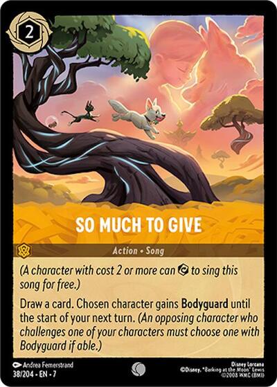 So Much to Give - Cold Foil (Archazia's Island)(7-038/204)(C)