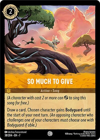 So Much to Give - Cold Foil (Archazia's Island)(7-038/204)(C)