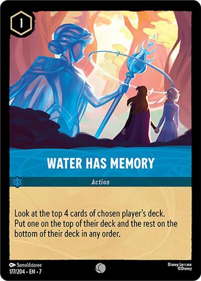 Water Has Memory - Cold Foil (Archazia's Island)(7-177/204)(C)