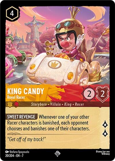 King Candy - Royal Racer (Archazia's Island)(7-020/204)(SR)