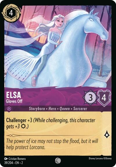 Elsa - Gloves Off (Errata Version) (Rise of the Floodborn)(2-039/204)(C)