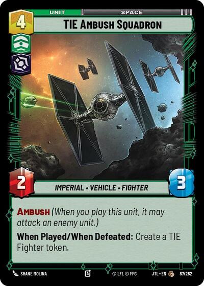 TIE Ambush Squadron (Jump to Lightspeed)(JTL-087/262)(C)