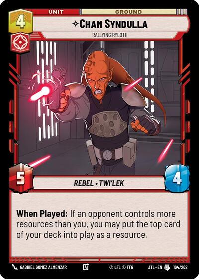 Cham Syndulla, Rallying Ryloth (Jump to Lightspeed)(JTL-164/262)(U)