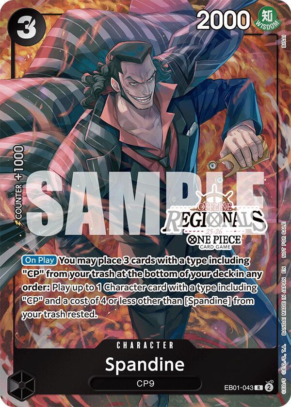 Spandine [Offline Regional Participation Pack 2025 Vol.1] (One Piece Promotion Cards)(EB01-043)(R)