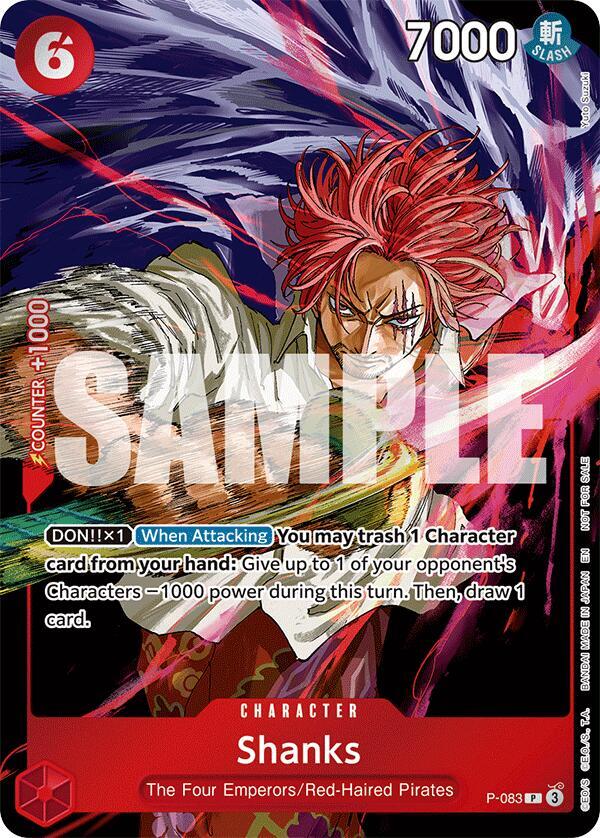 Shanks [Event Pack Vol. 6] [Foil] (One Piece Promotion Cards)(P-083)(PR)