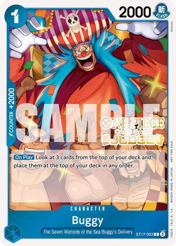 Buggy [Judge Pack Vol. 5] [Foil] (One Piece Promotion Cards)(ST17-003)(C)