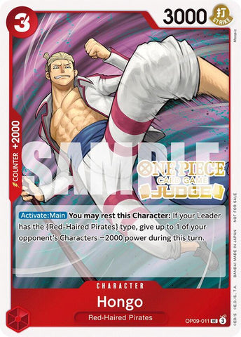 Hongo [Judge Pack Vol. 5] [Foil] (One Piece Promotion Cards)(OP09-011)(UC)