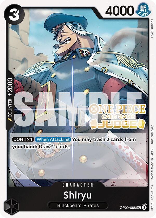 Shiryu [Judge Pack Vol. 5] [Foil] (One Piece Promotion Cards)(OP09-088)(UC)