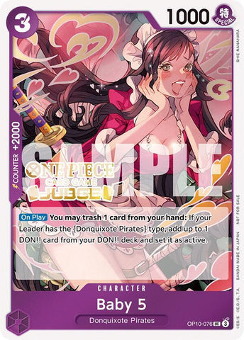 Baby 5 [Judge Pack Vol. 5] [Foil] (One Piece Promotion Cards)(OP10-076)(UC)