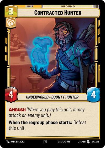 Contracted Hunter (Jump to Lightspeed)(JTL-216/262)(U)