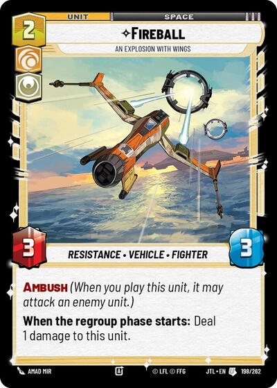 Fireball, An Explosion With Wings (Jump to Lightspeed)(JTL-198/262)(U)