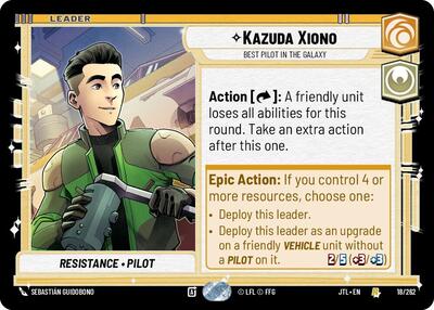 Kazuda Xiono, Best Pilot in the Galaxy (Jump to Lightspeed)(JTL-018/262)(R)