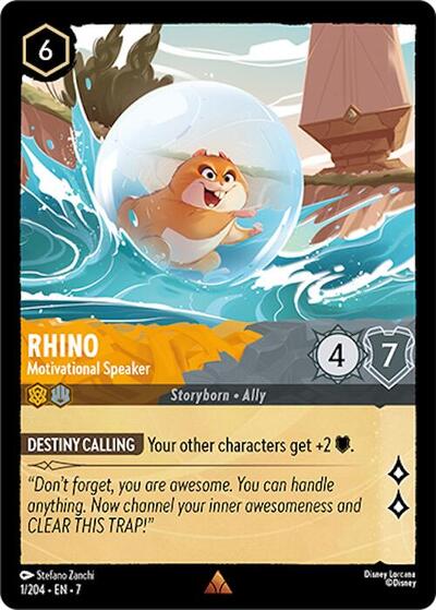 Rhino - Motivational Speaker (Archazia's Island)(7-001/204)(R)