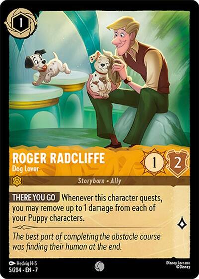 Roger Radcliffe - Dog Lover - Cold Foil (Archazia's Island)(7-005/204)(C)
