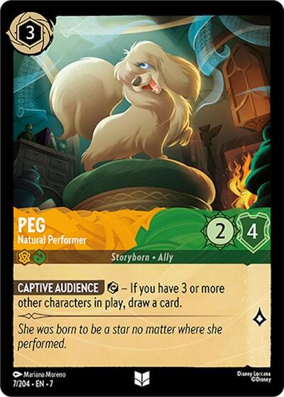 Peg - Natural Performer (Archazia's Island)(7-007/204)(U)