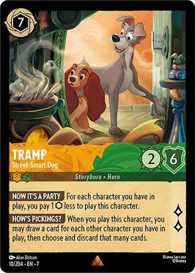 Tramp - Street-Smart Dog - Cold Foil (Archazia's Island)(7-010/204)(R)