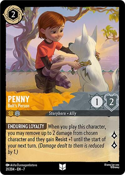 Penny - Bolt's Person - Cold Foil (Archazia's Island)(7-021/204)(U)