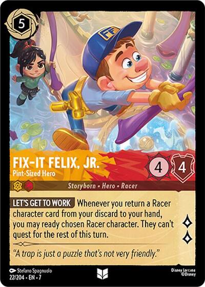 Fix-It Felix, Jr. - Pint-Sized Hero - Cold Foil (Archazia's Island)(7-022/204)(U)