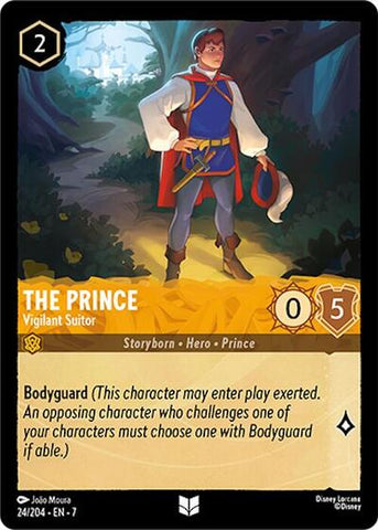 The Prince - Vigilant Suitor - Cold Foil (Archazia's Island)(7-024/204)(U)