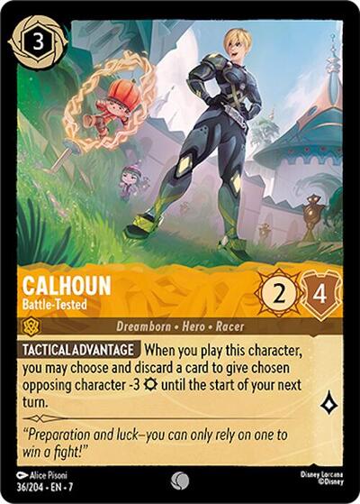 Calhoun - Battle-Tested - Cold Foil (Archazia's Island)(7-036/204)(C)
