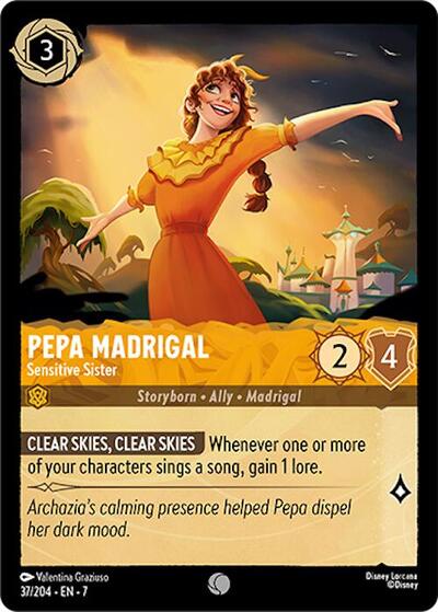 Pepa Madrigal - Sensitive Sister (Archazia's Island)(7-037/204)(C)