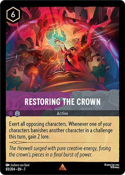 Restoring the Crown - Cold Foil (Archazia's Island)(7-083/204)(R)