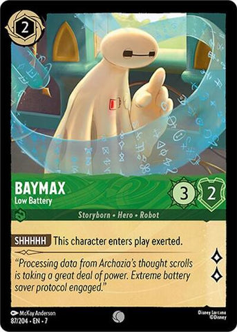 Baymax - Low Battery - Cold Foil (Archazia's Island)(7-087/204)(C)