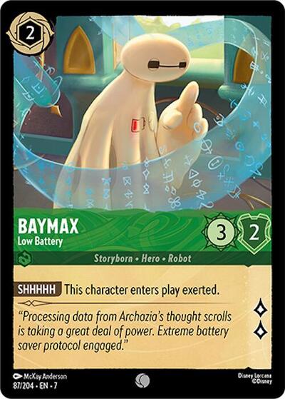 Baymax - Low Battery (Archazia's Island)(7-087/204)(C)