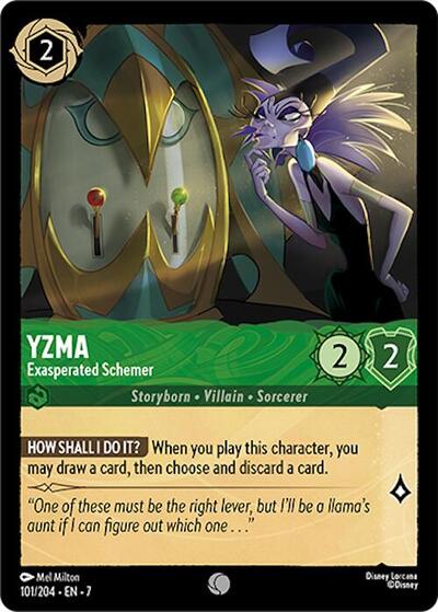 Yzma - Exasperated Schemer - Cold Foil (Archazia's Island)(7-101/204)(C)