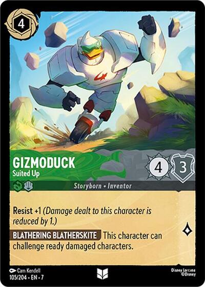 Gizmoduck - Suited Up - Cold Foil (Archazia's Island)(7-105/204)(U)
