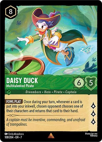 Daisy Duck - Multitalented Pirate (Archazia's Island)(7-108/204)(R)