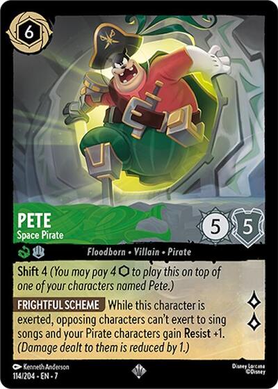 Pete - Space Pirate (Archazia's Island)(7-114/204)(SR)