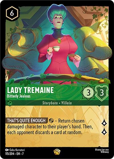 Lady Tremaine - Bitterly Jealous - Cold Foil (Archazia's Island)(7-115/204)(L)