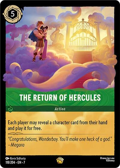 The Return of Hercules - Cold Foil (Archazia's Island)(7-118/204)(L)