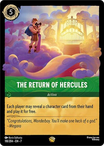 The Return of Hercules - Cold Foil (Archazia's Island)(7-118/204)(L)