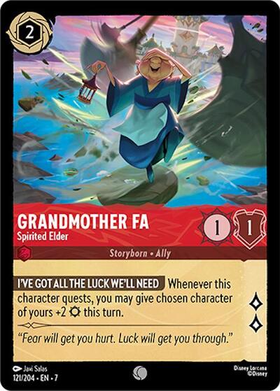 Grandmother Fa - Spirited Elder - Cold Foil (Archazia's Island)(7-121/204)(C)