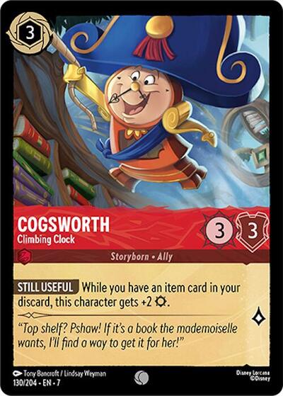 Cogsworth - Climbing Clock - Cold Foil (Archazia's Island)(7-130/204)(C)