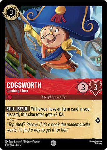 Cogsworth - Climbing Clock - Cold Foil (Archazia's Island)(7-130/204)(C)