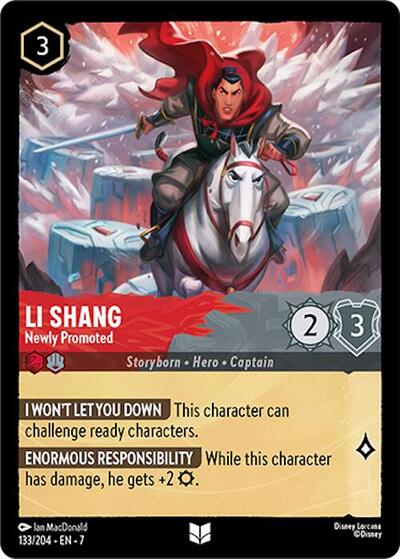 Li Shang - Newly Promoted (Archazia's Island)(7-133/204)(U)