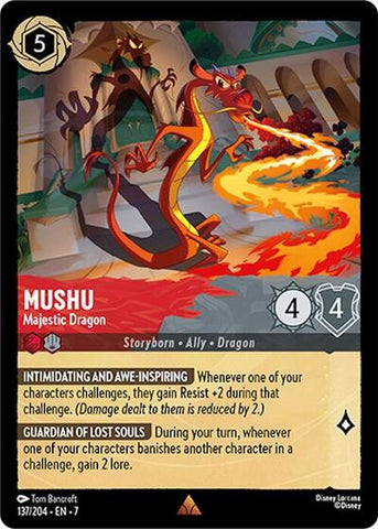 Mushu - Majestic Dragon (Archazia's Island)(7-137/204)(R)