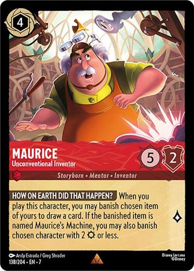 Maurice - Unconventional Inventor - Cold Foil (Archazia's Island)(7-138/204)(R)